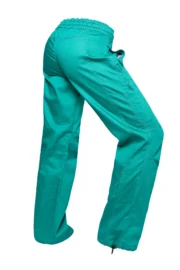 pantalone arrampicata verde da donna in cotone elasticizzato VIOLET Monvic