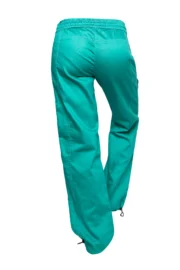 pantalone arrampicata verde da donna in cotone elasticizzato VIOLET Monvic