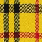 yellow black red tartan fabric