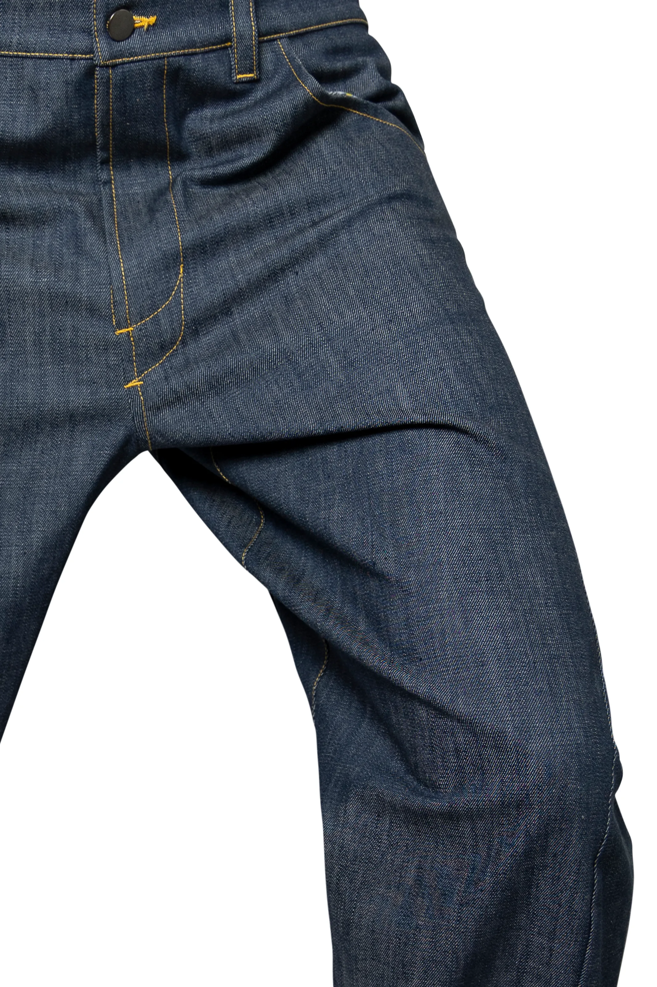 jeans denim filo giallo GEO Monvic