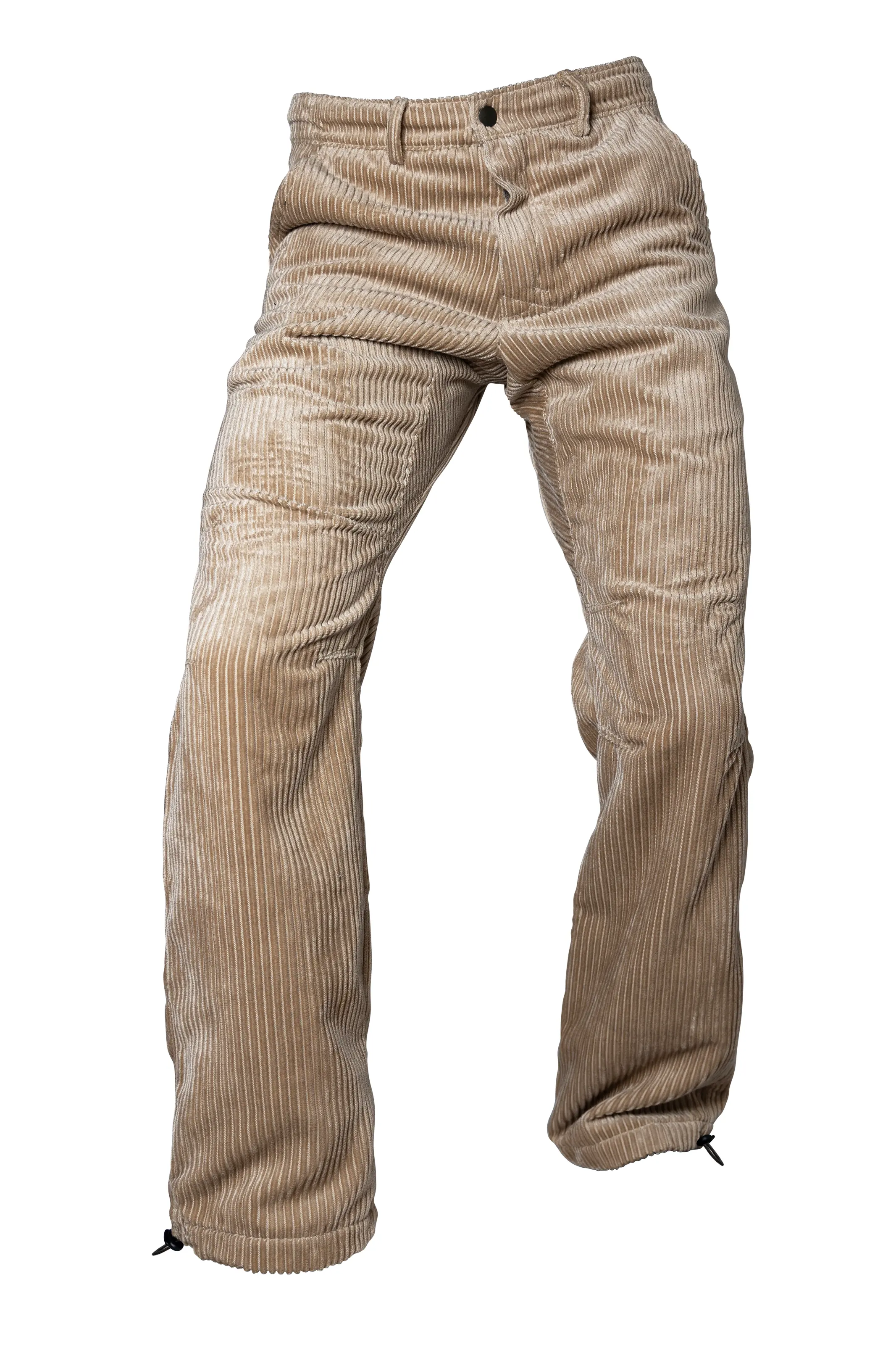 Pantalone in velluto costa media da uomo - colore beige - GRILLO Monvic
