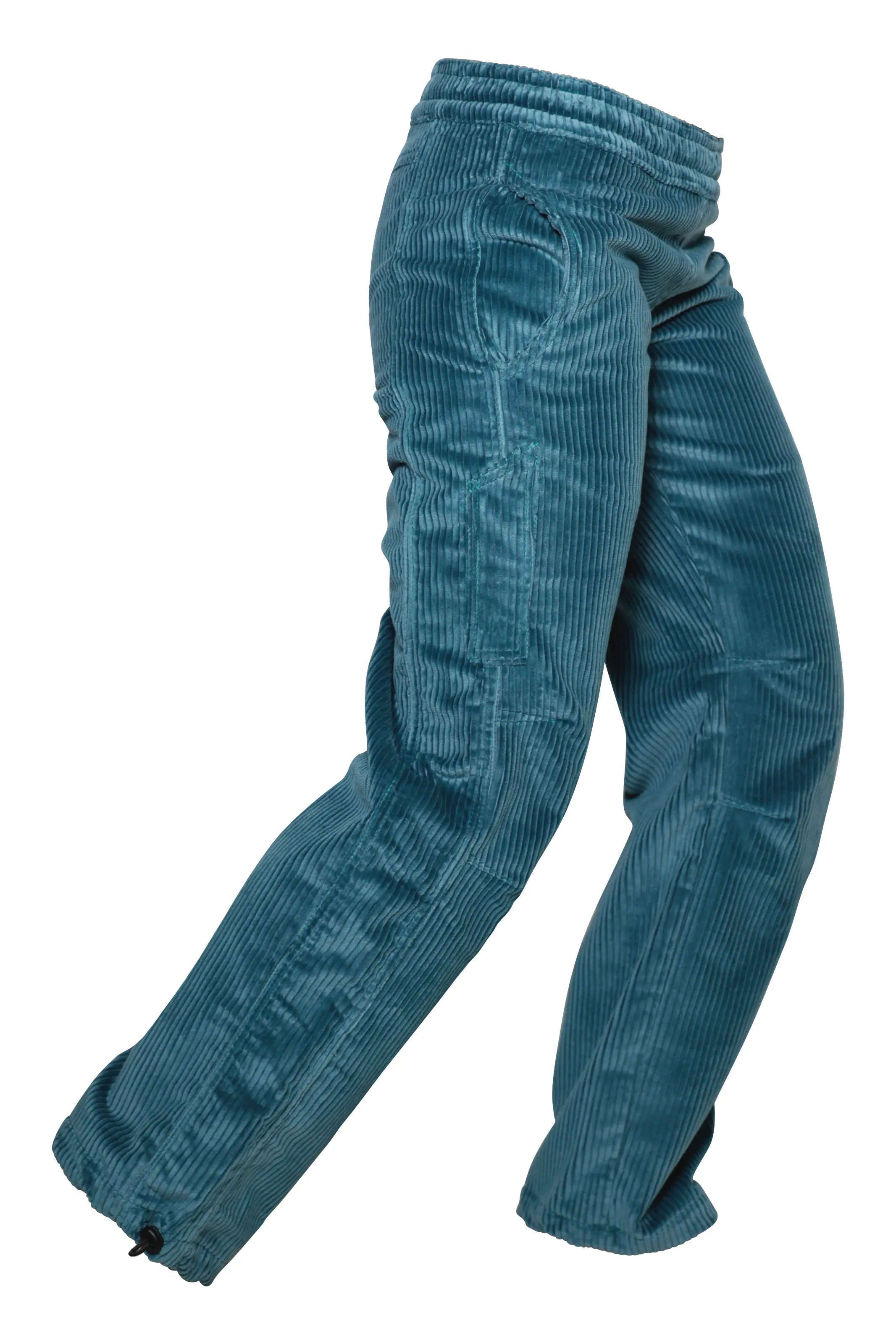 Women's medium-rib climbing trousers - petrol green - VIOLET VELVET Monvic