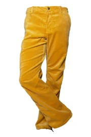 Men's medium corduroy trousers - yellow - for climbing - GRILLO Monvic
