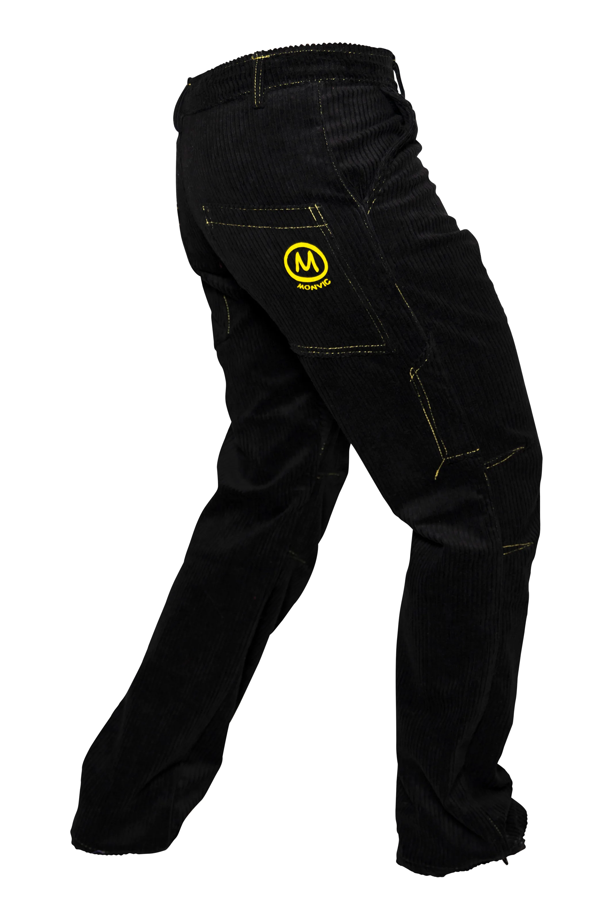 Pantalon homme velours côtelé moyen - noir - pour l'escalade - GRILLO Monvic