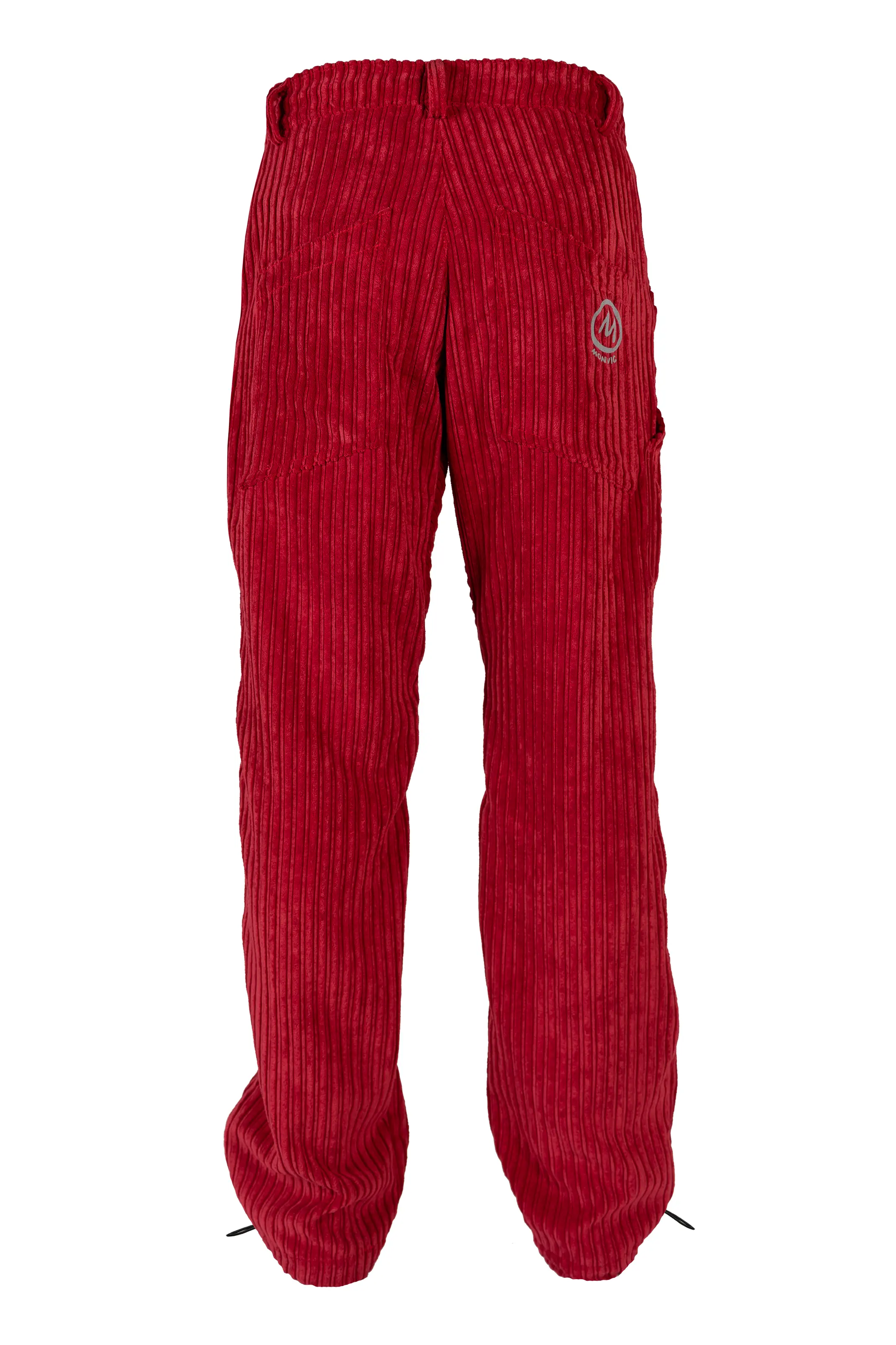 Pantalone in velluto leggero costa francese rosso - uomo - GRILLO Monvic