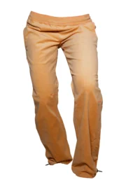 Women's light orange velvet pants - climbing - VIOLET VELVET Monvic