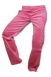 Women's fuchsia velvet trousers - climbing - VIOLET VELVET Monvic