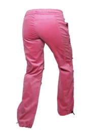 Women's fuchsia velvet trousers - climbing - VIOLET VELVET Monvic