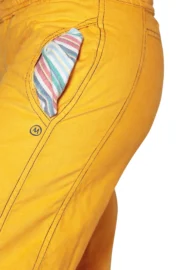 Pantalon en velours jaune pour femme - escalade - VIOLET VELVET Monvic