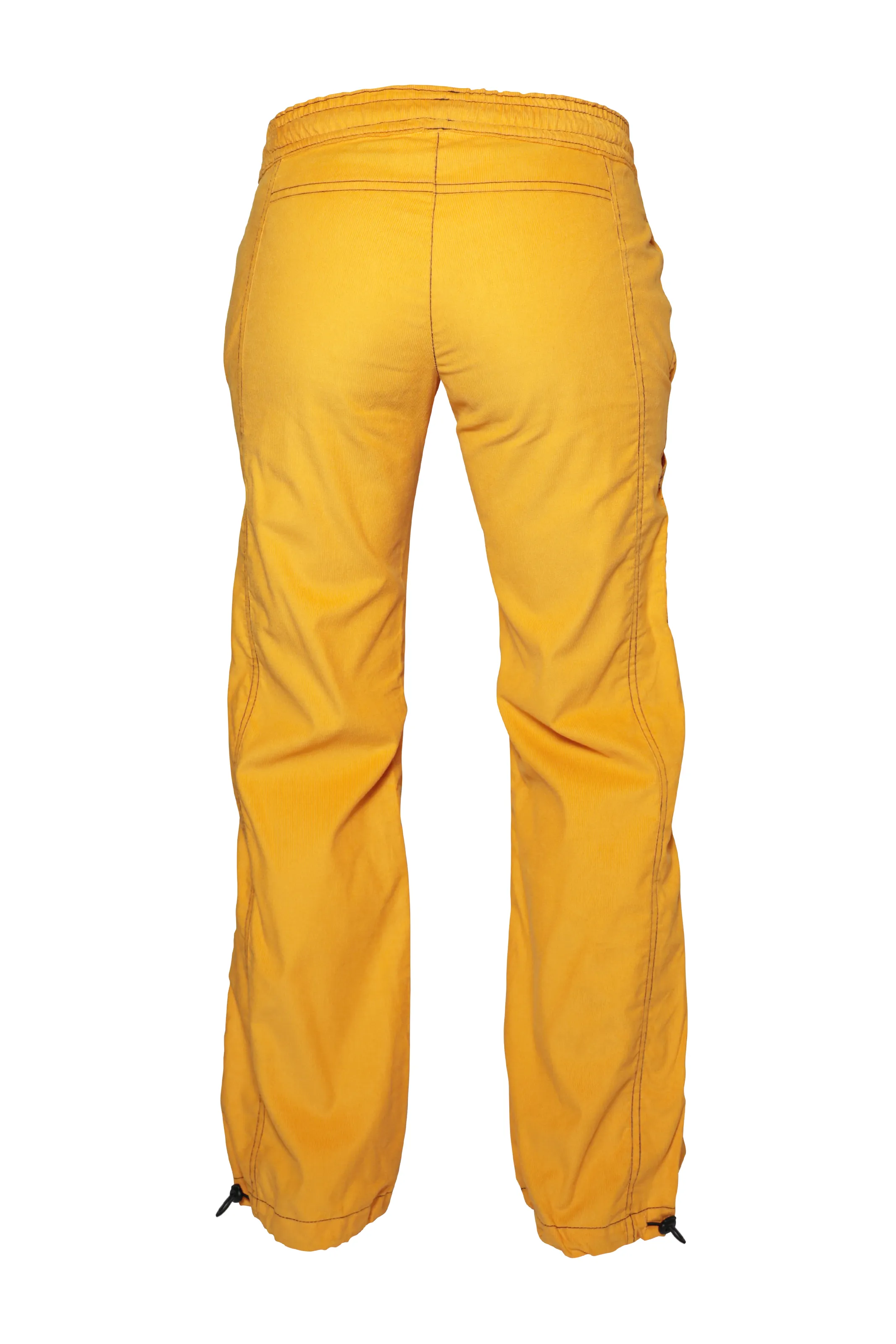 Pantalone in velluto giallo da donna - arrampicata - VIOLET VELVET Monvic