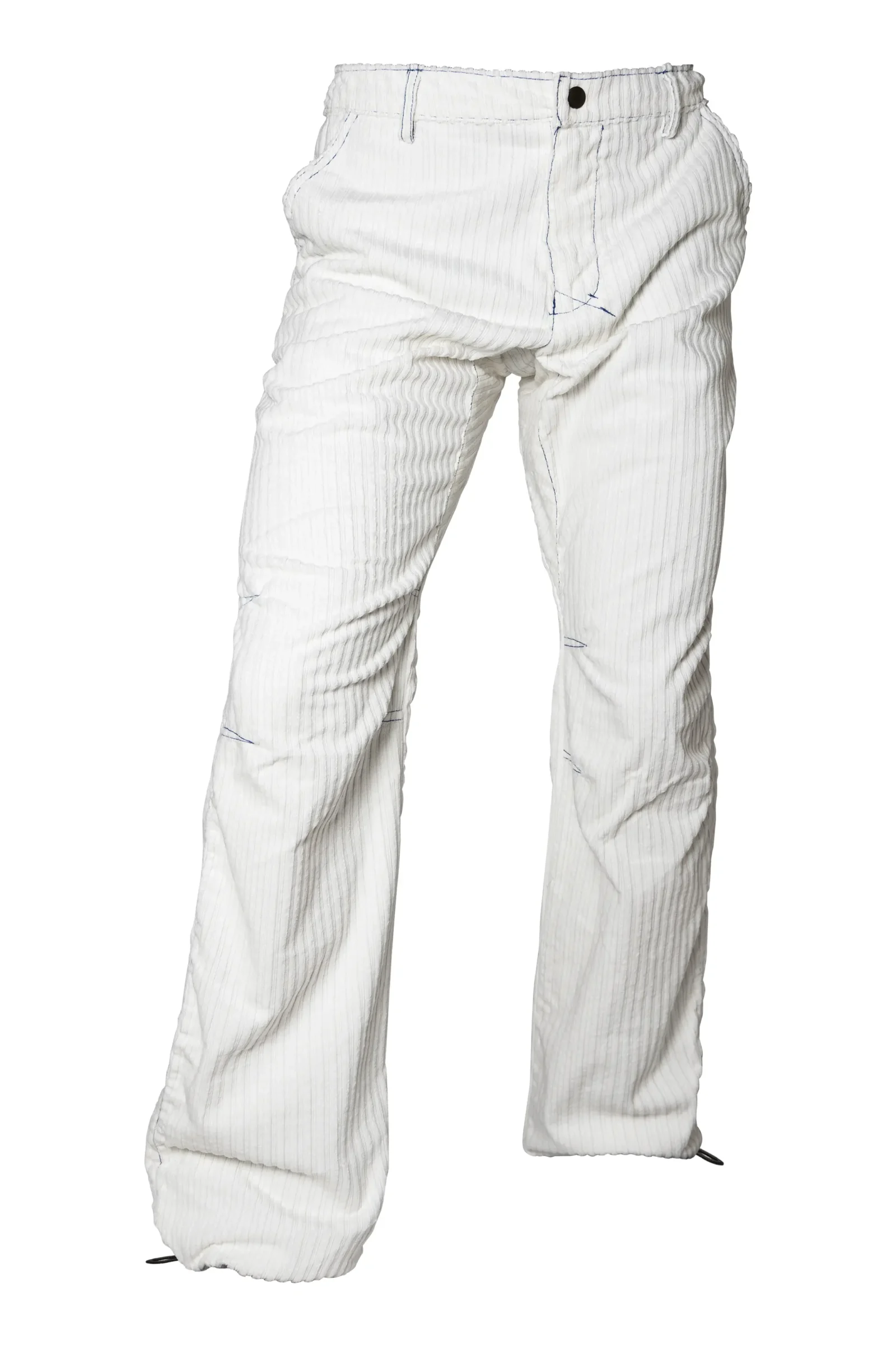 Pantalone in velluto costa francese - colore bianco - uomo - GRILLO Monvic