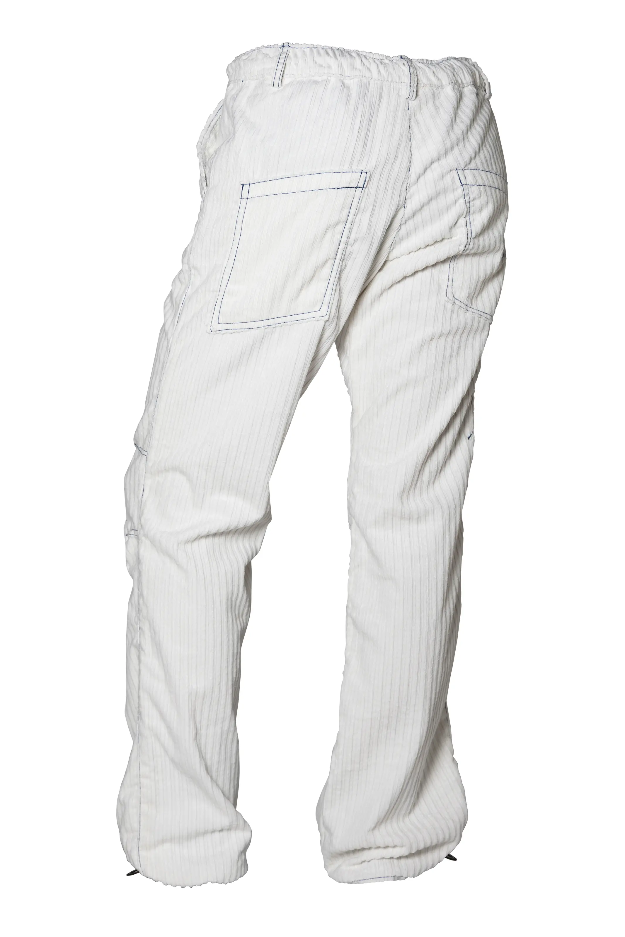 Pantalon en velours côtelé françaises - blanc - homme - GRILLO Monvic