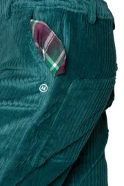 Pantalon Homme en velours côtelé français pétrole GRILLO – Image 7