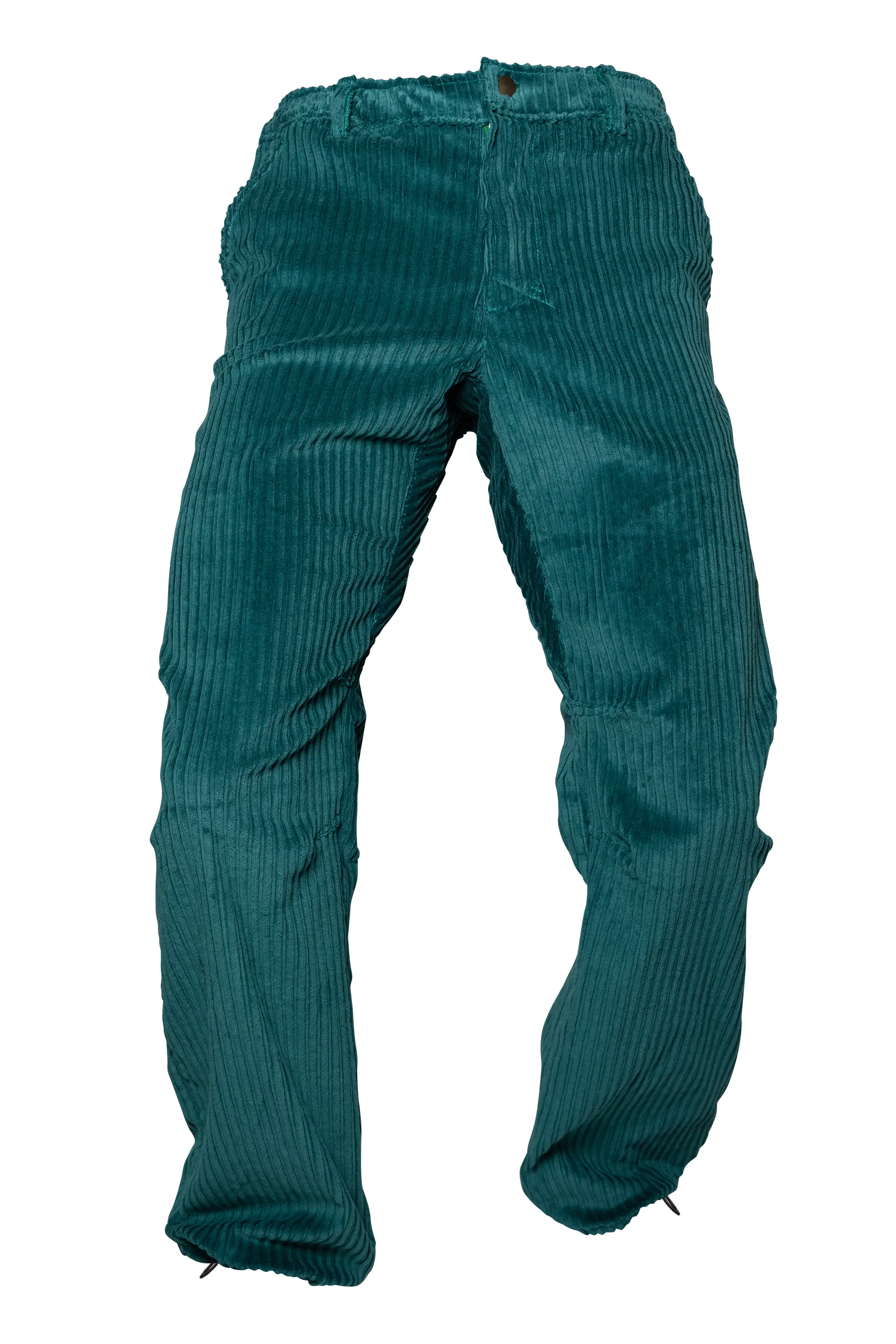 Pantalon Homme en velours côtelé français pétrole GRILLO – Image 5