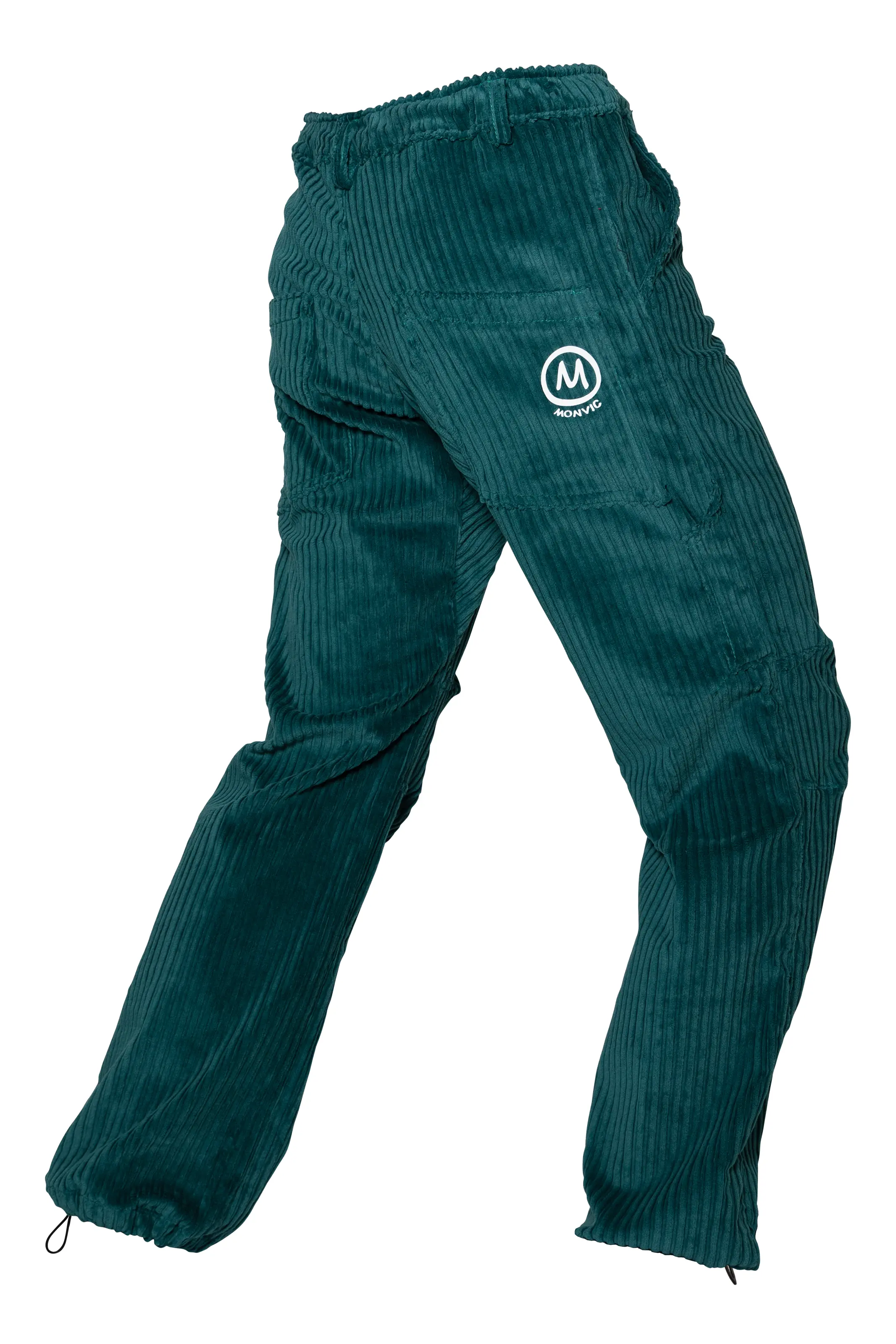Pantalon Homme en velours côtelé français pétrole GRILLO – Image 1