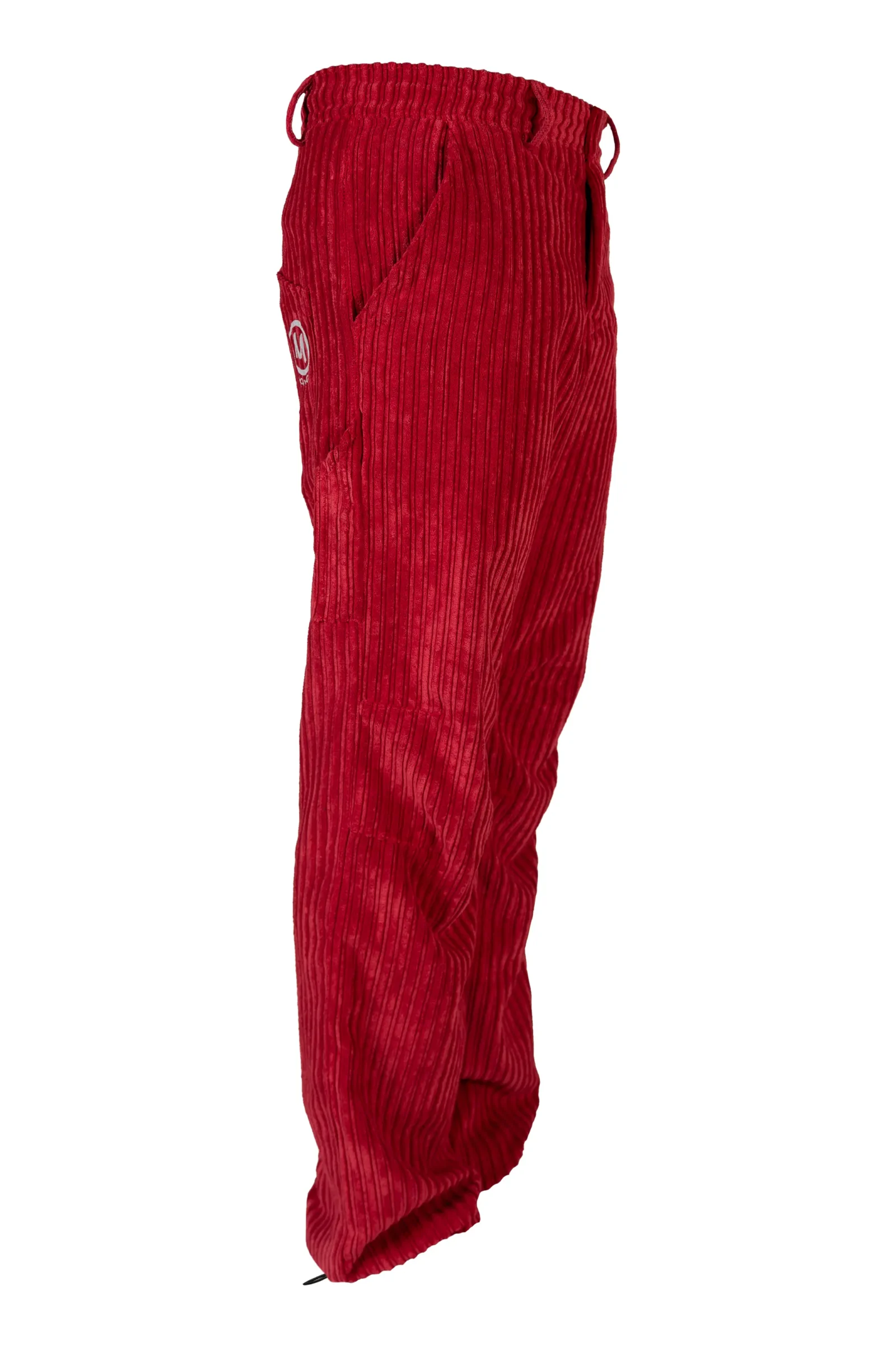 Pantalone in velluto leggero costa francese rosso - uomo - GRILLO Monvic