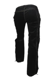 Pantalon velours femme noir pour l'escalade - VIOLET VELVET Monvic