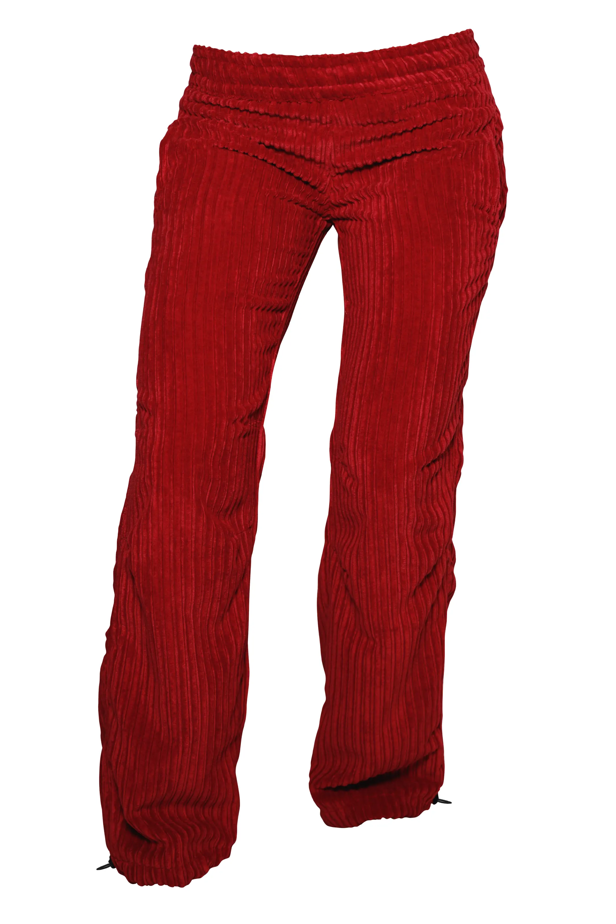 Pantalon d'escalade en velours côtelé français - rouge - pour femme - VIOLET VELVET MONVIC