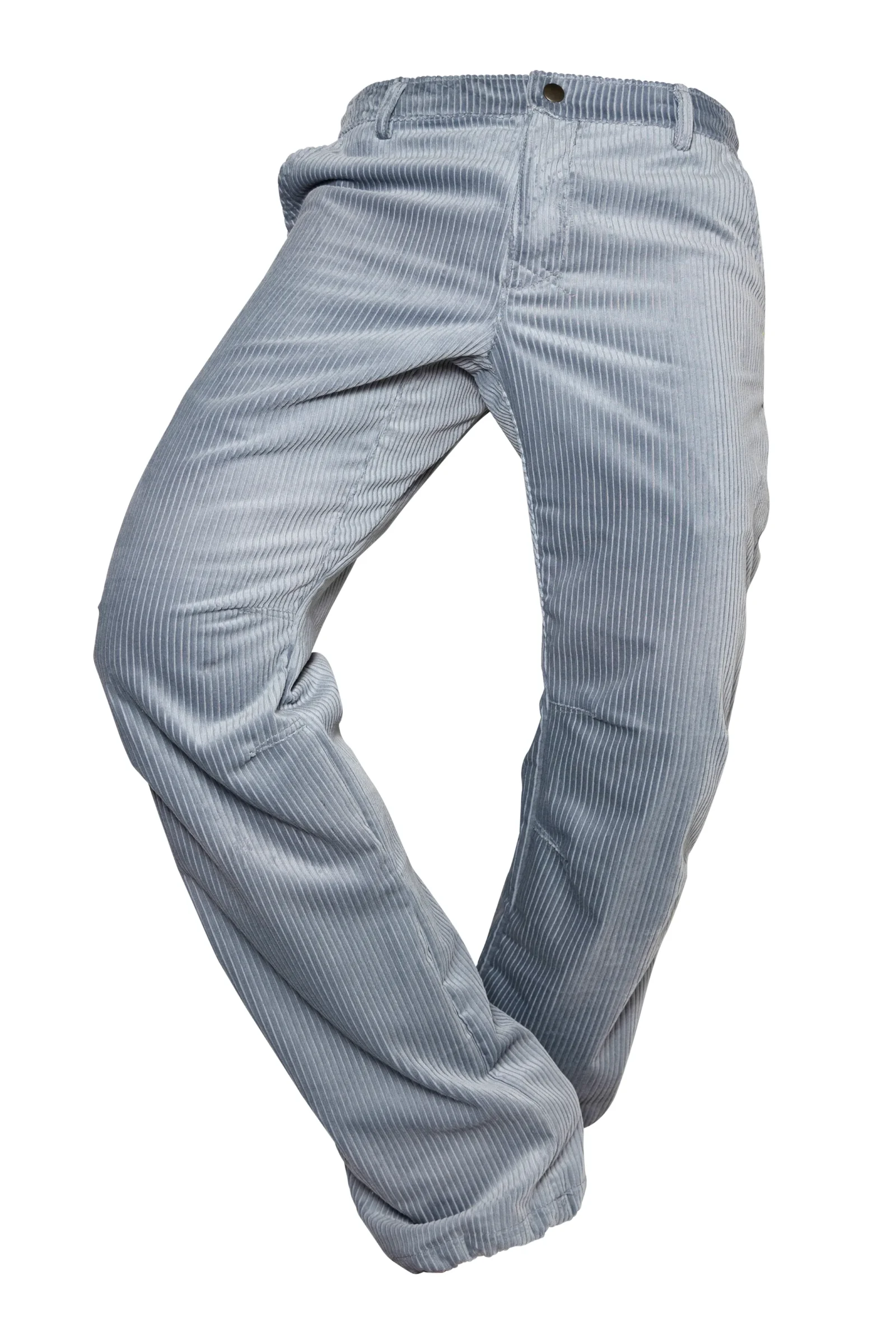 Men's medium corduroy trousers - grey - for climbing - GRILLO Monvic
