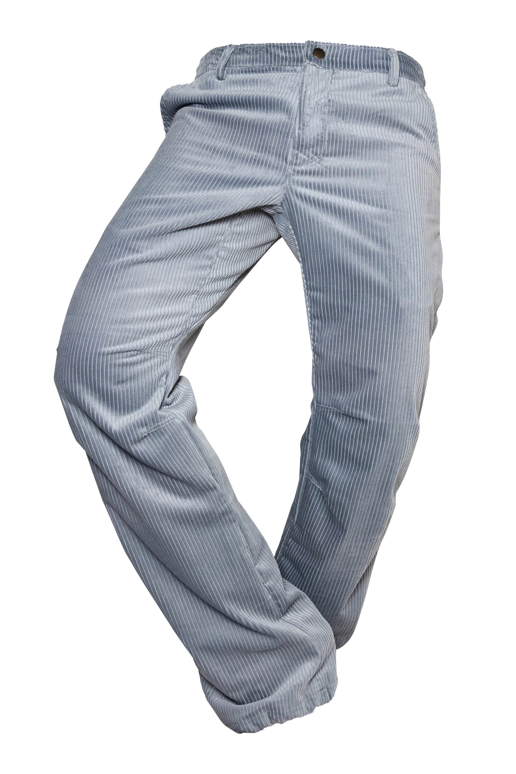 Men's medium corduroy trousers - grey - for climbing - GRILLO Monvic