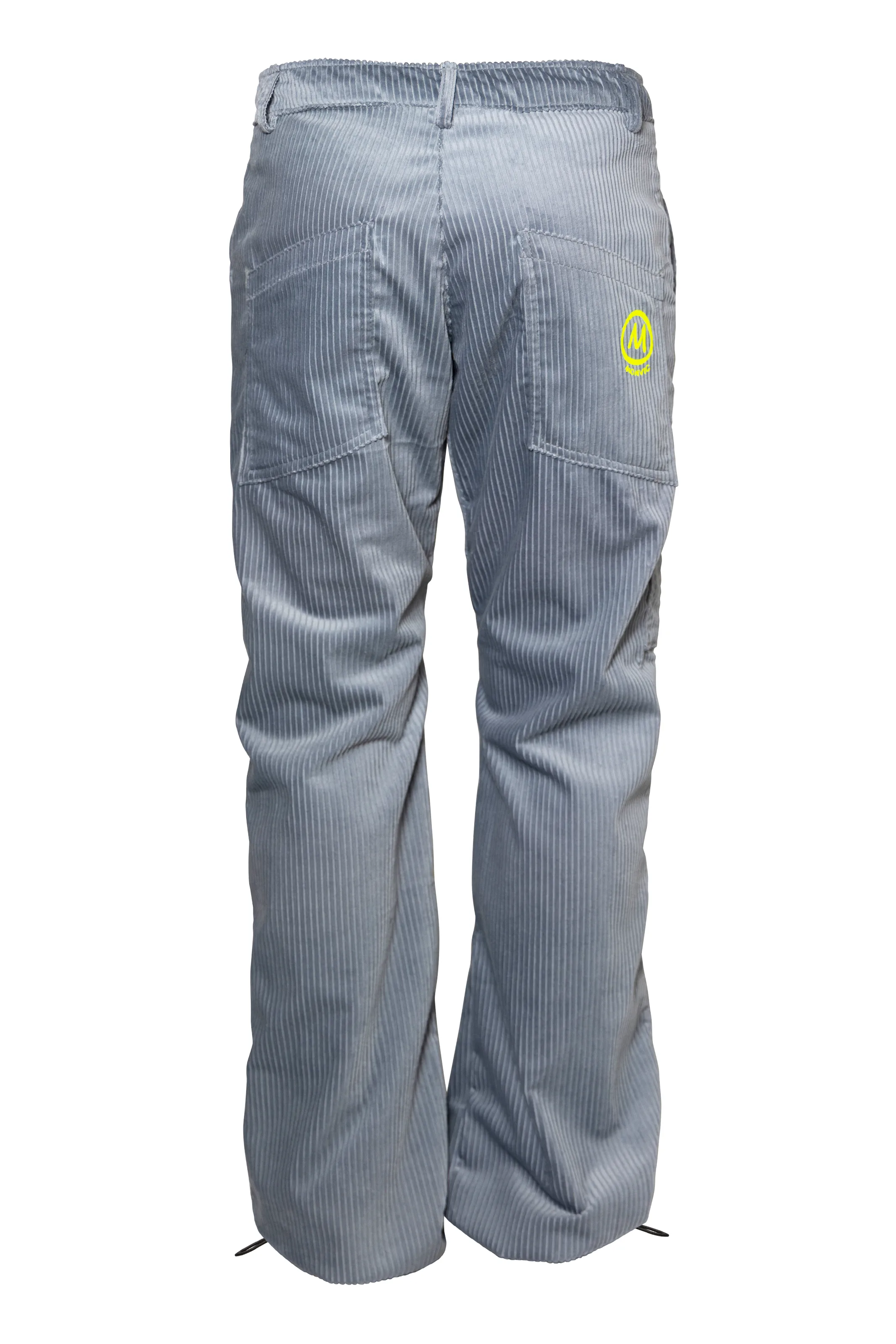 Pantalone in velluto coste medie da uomo - grigio - per arrampicata - GRILLO Monvic