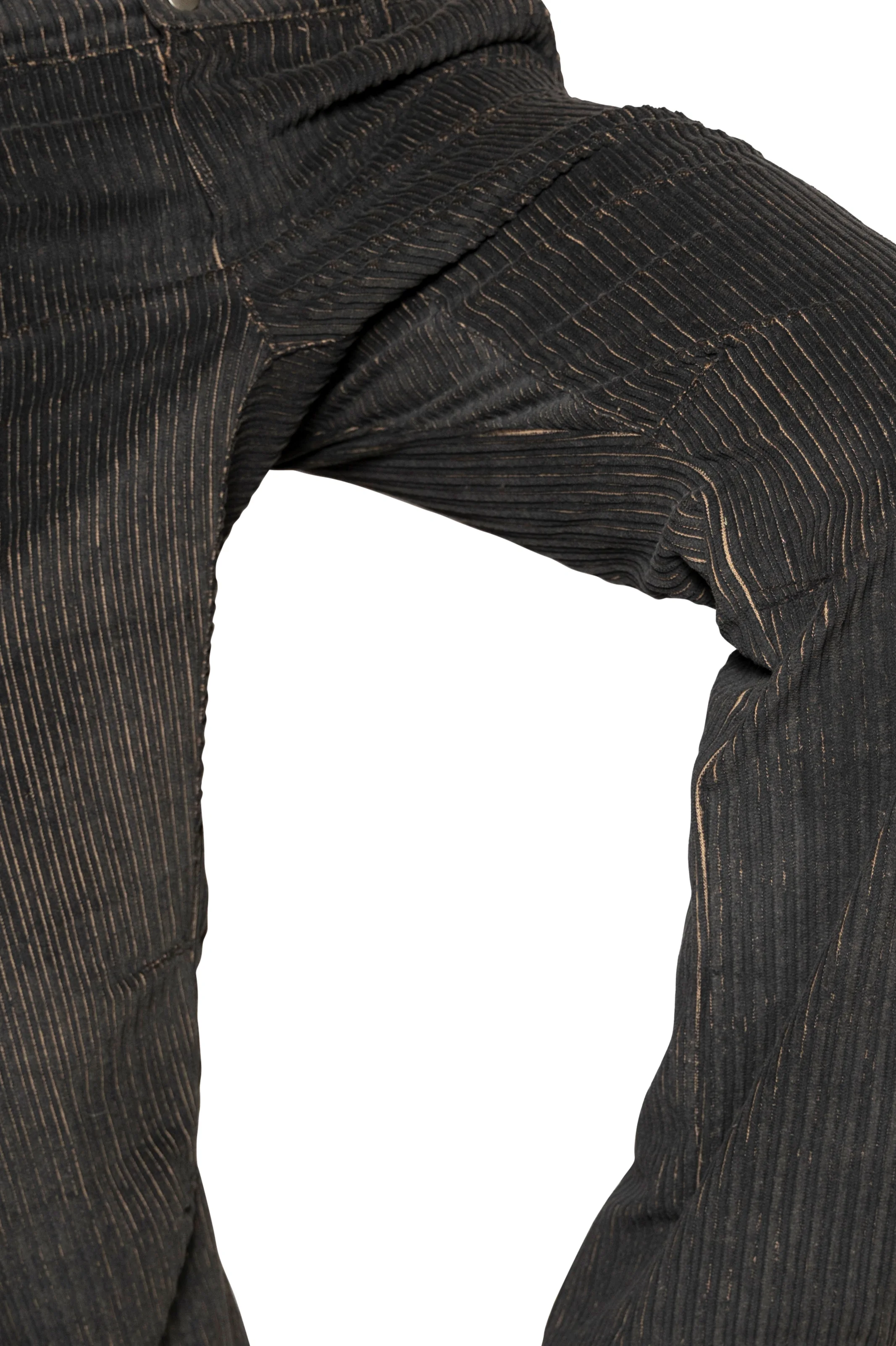 Men's rude French corduroy trousers - brown - for climbing - GRILLO Monvic