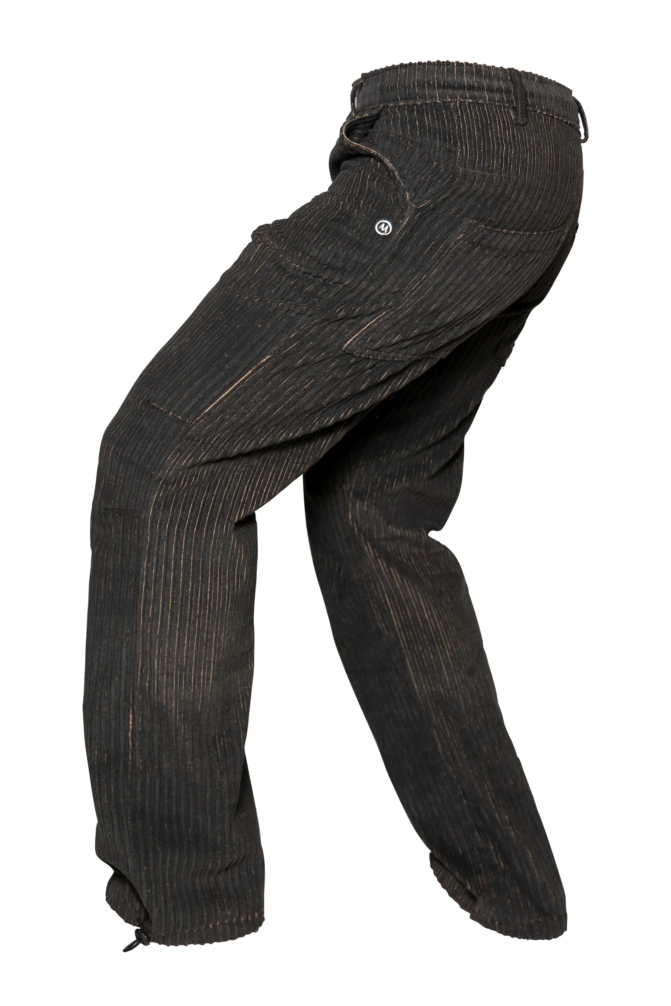 Men's rude French corduroy trousers - brown - for climbing - GRILLO Monvic