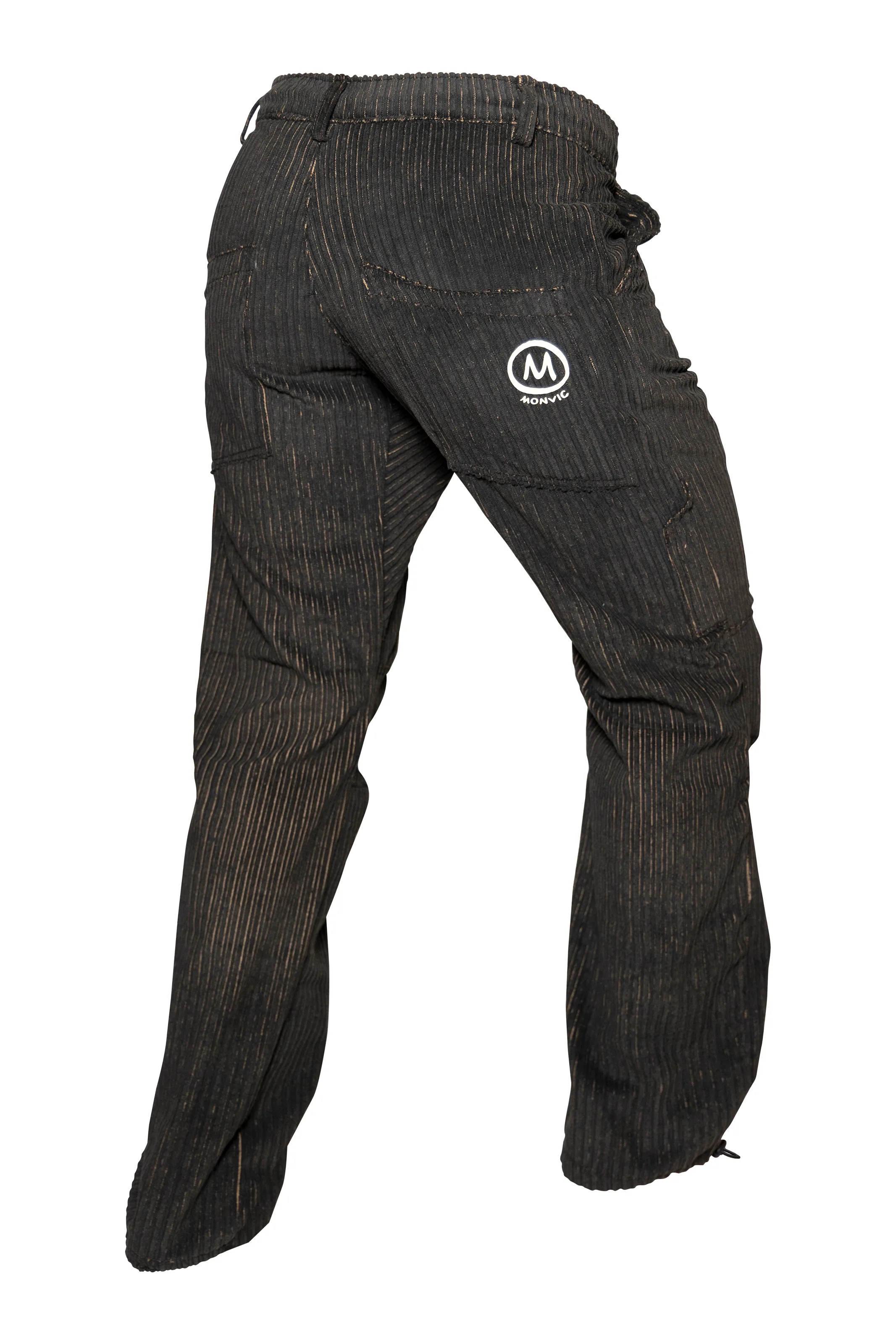 Men's rude French corduroy trousers - brown - for climbing - GRILLO Monvic