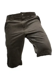 Shorts in velluto coste fini elasticizzato da uomo - marrone - arrampicata - ALO Monvic