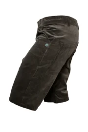 Shorts in velluto coste fini elasticizzato da uomo - marrone - arrampicata - ALO Monvic