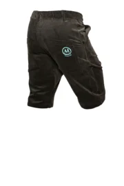 Shorts in velluto coste fini elasticizzato da uomo - marrone - arrampicata - ALO Monvic