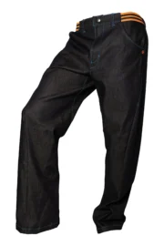 Jean d'escalade coupe ample avec taille élastique - denim lourd - GEO STRIPES Monvic