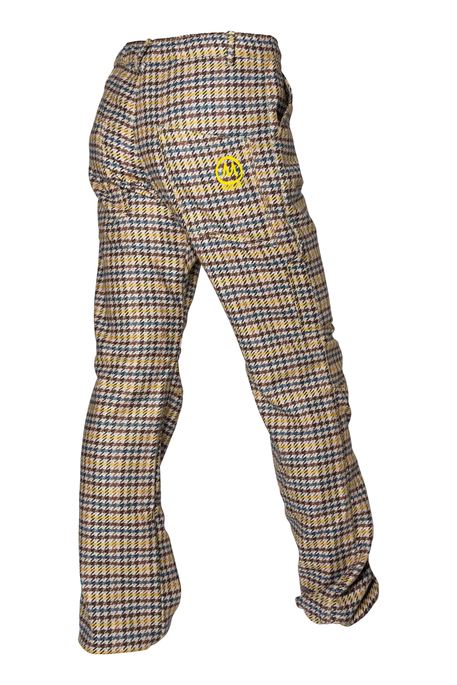 Limited edition sporty wool pants in yellow – Monvic