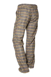 Sporty Houndstooth Wool Trousers in yellow – BILLY 2 UNICO by Monvic