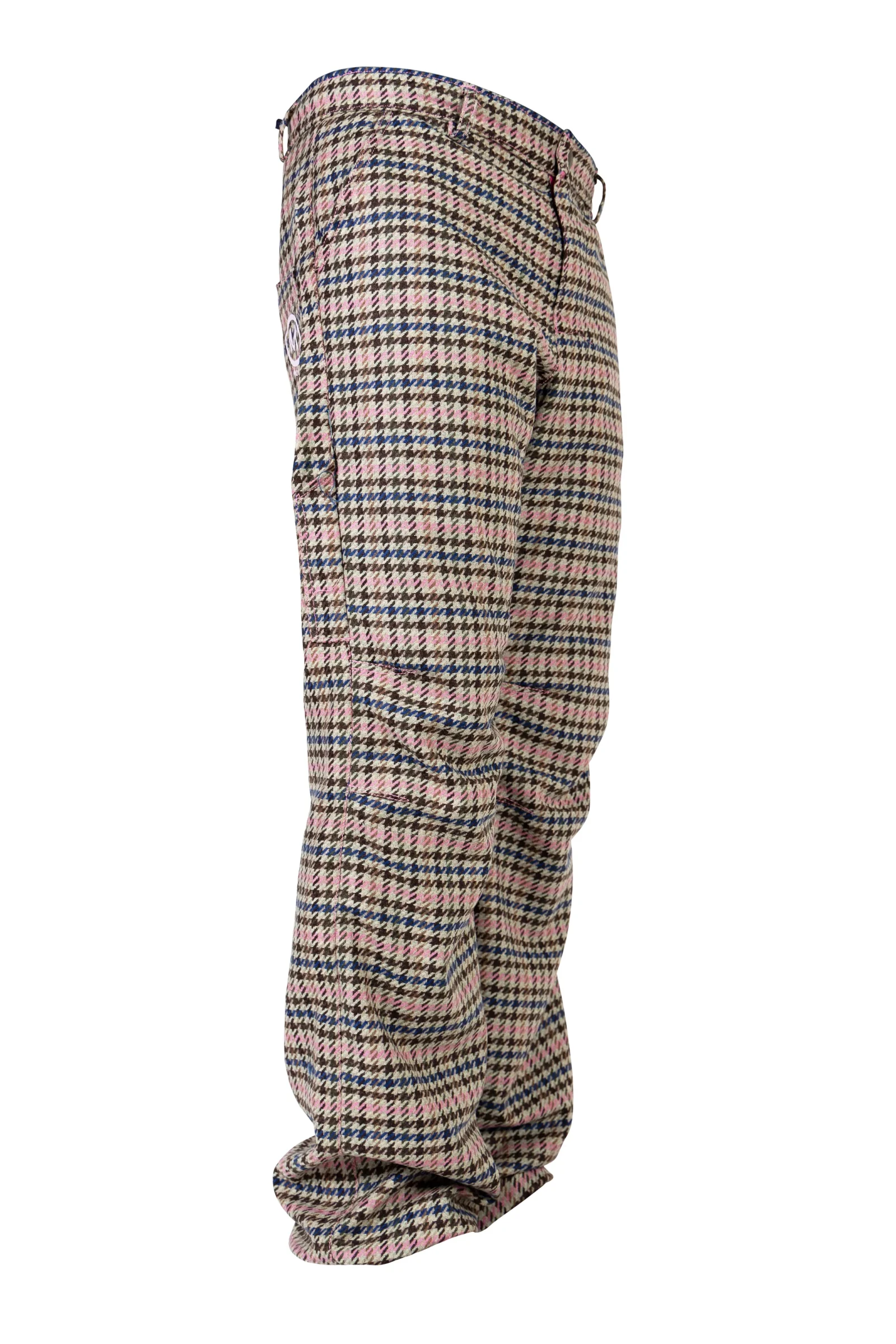 Exclusive numbered wool Trousers in pink – Monvic
