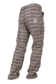Sporty Houndstooth Wool Trousers in pink – BILLY 2 UNICO by Monvic