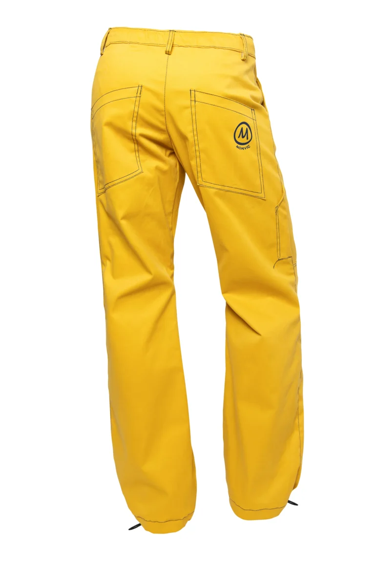 Pantalone climbing uomo giallo BILLY 2 Monvic retro