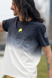 HASH VINTAGE Climbing T-shirt – Organic Cotton Dip Dye by Monvic