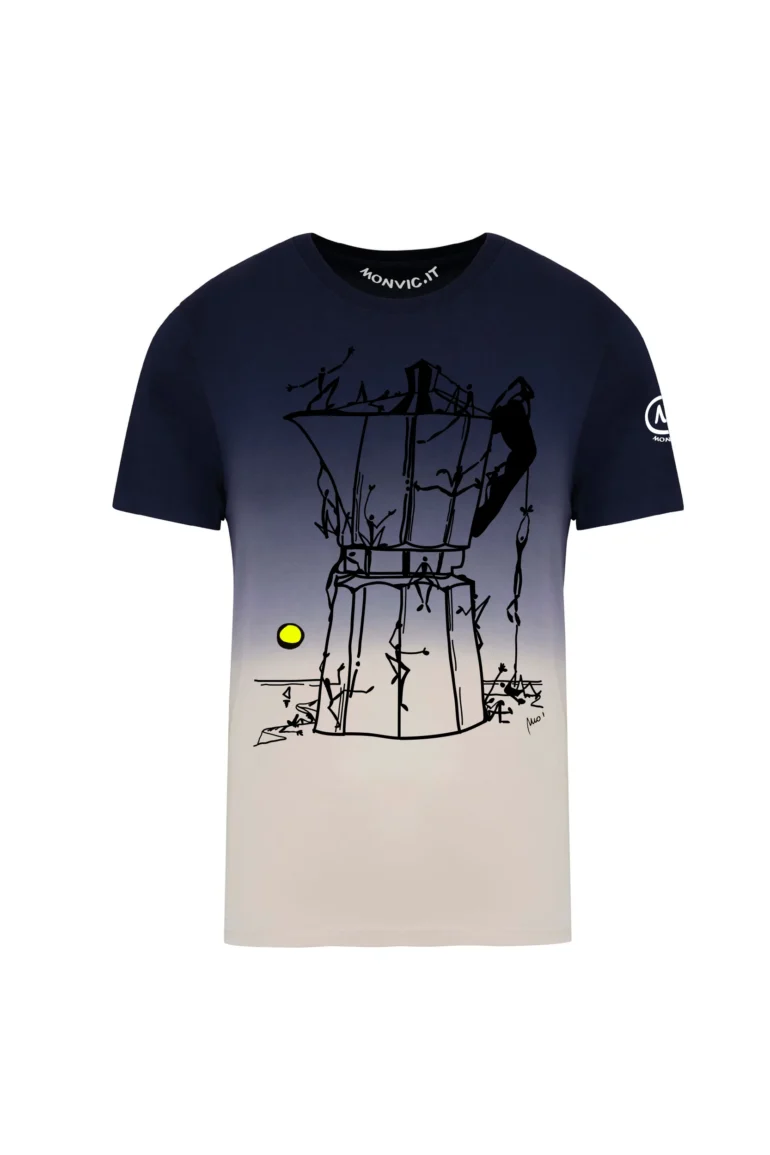 t-shirt arrampicata uomo navy Moka - HASH VINTAGE MONVIC fronte
