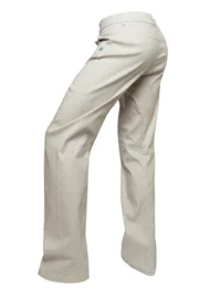 Unisex jeans in cream white ultra-elastic denim - GEO