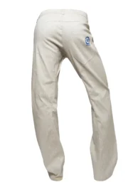 Unisex jeans in cream white ultra-elastic denim - GEO