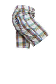 Short à carreaux multicolores pour femme - MINÙ Monvic