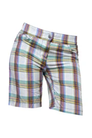 Short à carreaux multicolores pour femme - MINÙ Monvic