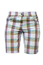 Short à carreaux multicolores pour femme - MINÙ Monvic