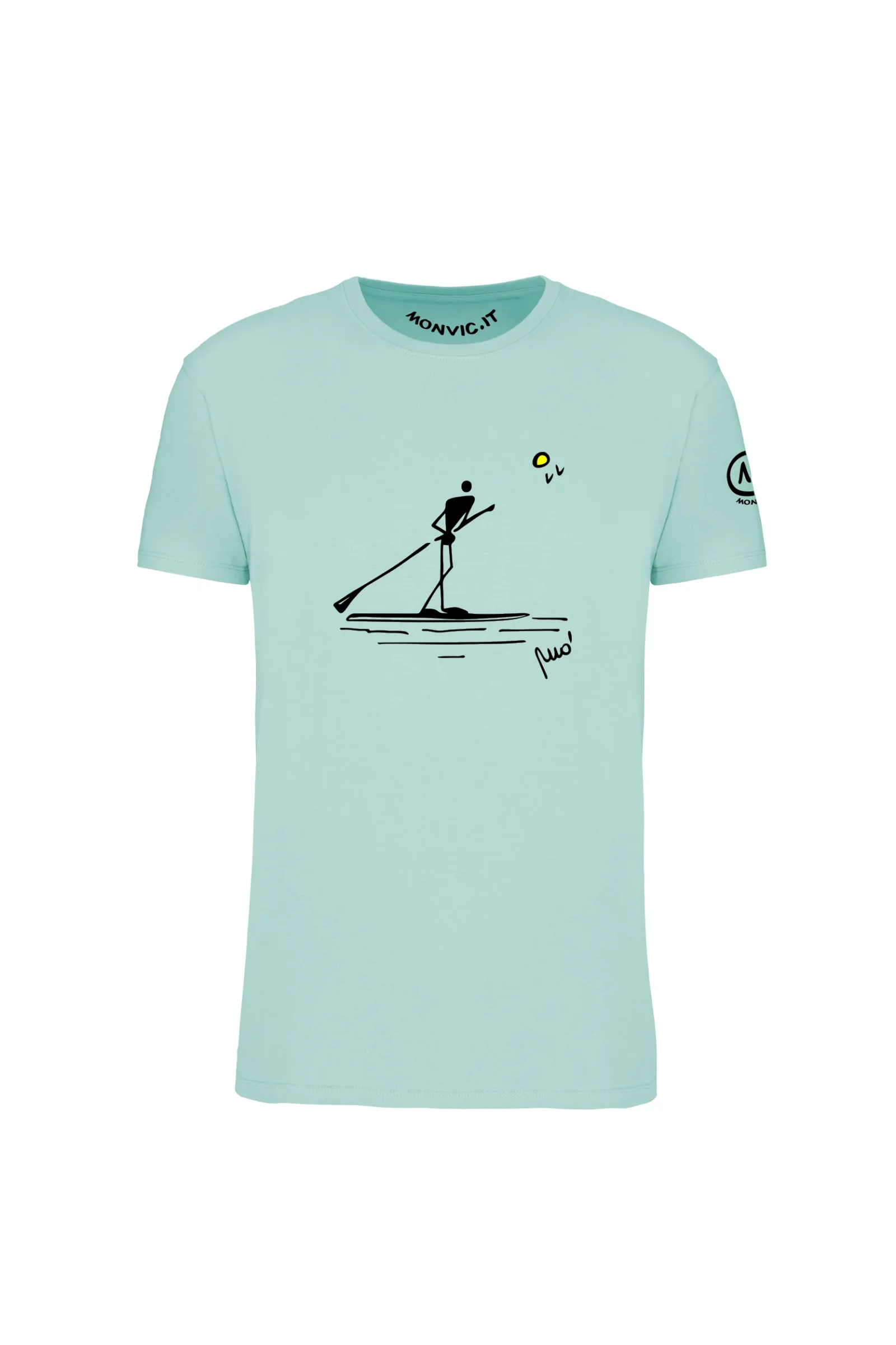 SUP t-shirt men organic cotton Monvic