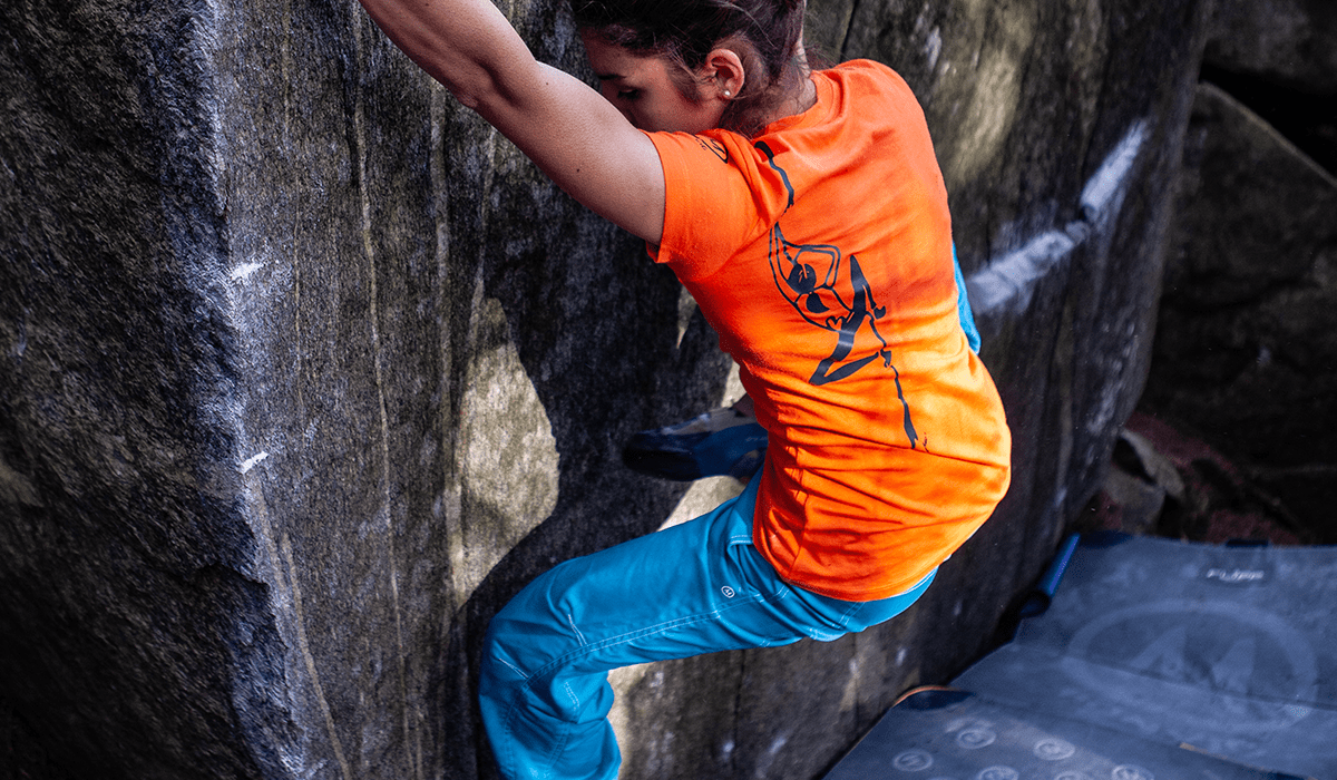 Abbigliamento sportivo e casual per arrampicata e bouldering da donna