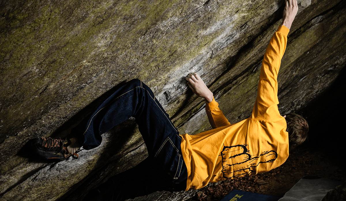 Abbigliamento sportivo e casual per arrampicata e bouldering da uomo