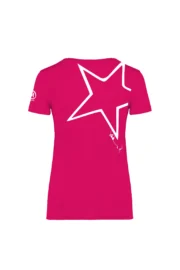 t-shirt arrampicata donna fucsia - SUPERSTAR - SHARON MONVIC retro