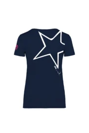 t-shirt arrampicata donna navy - SUPERSTAR - SHARON MONVIC retro