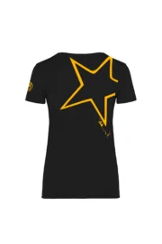t-shirt arrampicata donna nero - SUPERSTAR - SHARON MONVIC retro